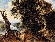 Abraham Govaerts Landscape with Diana Receiving the Head of a Boar oil painting picture wholesale